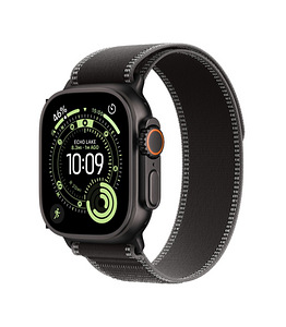 Apple Watch Ultra 3 49 мм Black Ti Case, Black/Charcoal Trai (4 фото из 5)