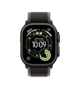 Apple Watch Ultra 3 49 мм Black Ti Case, Black/Charcoal Trai (5 фото из 5)