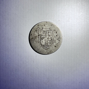 Серебряная монета ½ Crown Великобритании 1881 года, Victoria