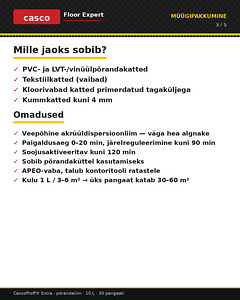 Põrandaliim CascoProff Extra 10 L (4 foto / 5)