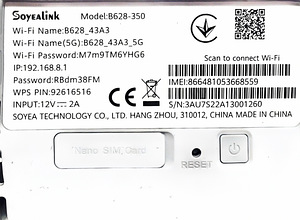 4G/LTE Wi-Fi ruuter Soyealink B628-350 (Huawei CPE Pro 2) (2 foto / 2)