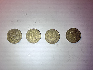 Eesti Vabariik 1 kroon 1934 „Viikinglaev” – 4 münti (2 foto / 2)