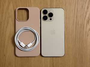 Apple iPhone 14 Pro Max Gold 128GB v heas korras (1 foto / 9)