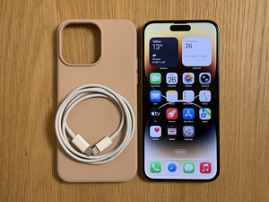 Apple iPhone 14 Pro Max Gold 128GB v heas korras (6 foto / 9)