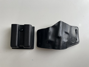 Glock kabuur ja salvehoidja + nahast komplekt (7 foto / 10)