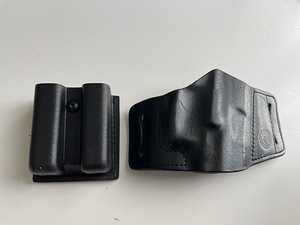 Glock kabuur ja salvehoidja + nahast komplekt (2 foto / 10)