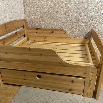Детская кровать с ящиком