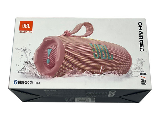 Портативная беспроводная колонка JBL Charge 6, розовый