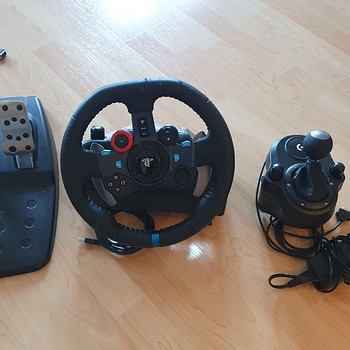 Игровой руль Logitech G29 + педали + рычаг переключения пере