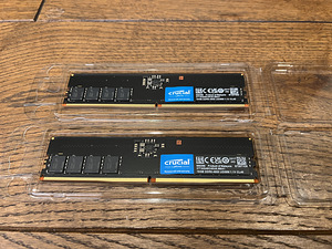 Crucial DDR5 32ГБ (2x16ГБ) KIT 4800Mhz CL40 UDIMM (1 фото из 2)