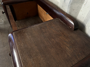 Vanaaegne Art Deco stiilis madal kapp / puhvetkapp (3 foto / 7)