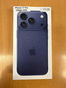 Apple iPhone 17 Pro 256Gb Синий Новый (1 фото из 1)