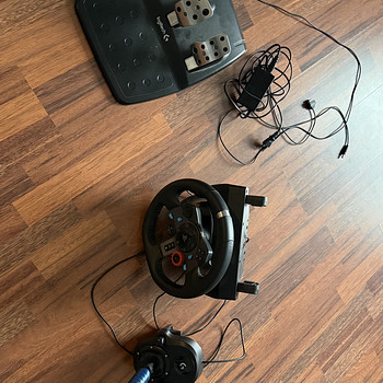 Logitech G29 + модифицированный шифтер
