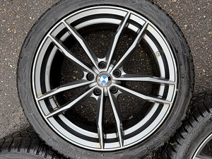 19" диски BMW 5x112 + 245/40/19 m+s dot2025 (7-8 мм) (5 фото из 10)