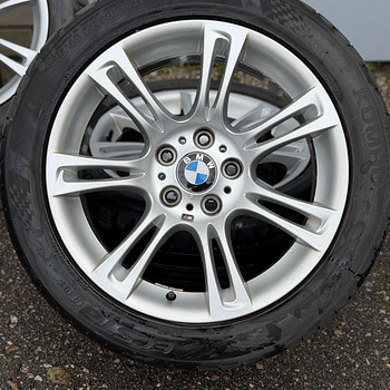 18" BMW style 350m originaalveljed 5x120 + suverehvid 245/45