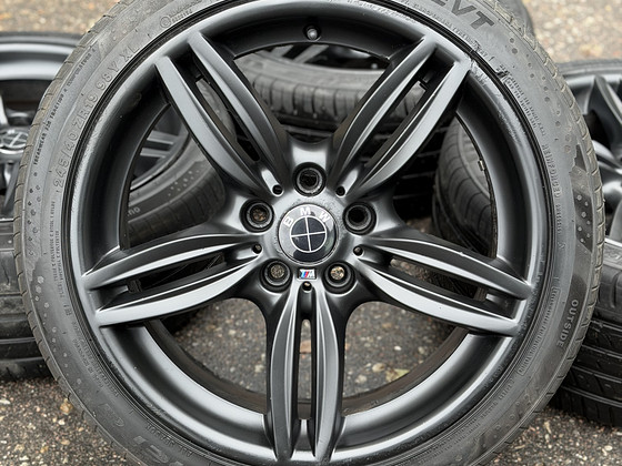 19" BMW style 351M originaalveljed 5x120 + suverehvid 5mm