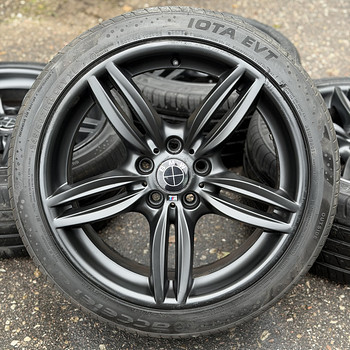 19" BMW style 351M originaalveljed 5x120 + suverehvid 5mm