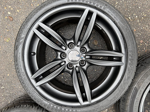 19" BMW style 351M originaalveljed 5x120 + suverehvid 5mm (5 foto / 7)