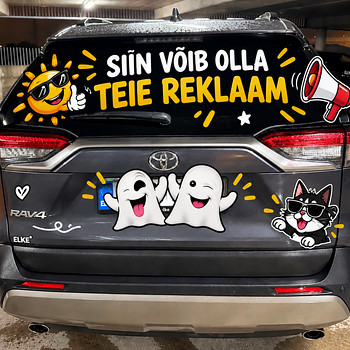 Teie reklaam minu auto peal (rav4 2022 ash grey)