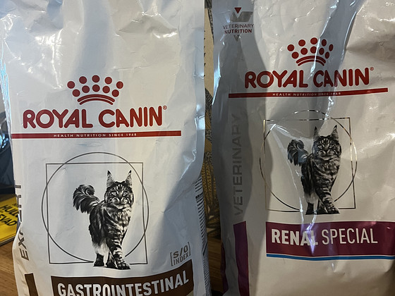 Royal canin gastrointestinal и renal special