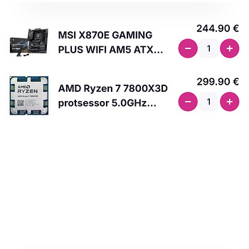 7800x3d combo
