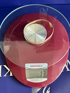 Женский золотой браслет 585/14K с красивым узором, 13.52 гр. (6 фото из 6)
