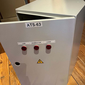 Щит АВР с переключателем генератора ATS