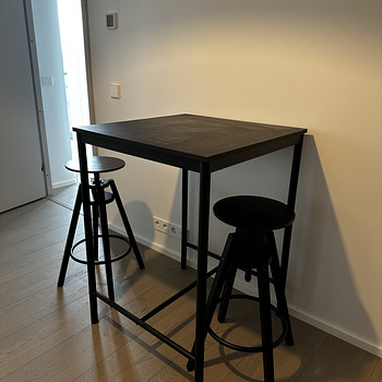 Барный стол IKEA RÖNNINGE и 2 барных стула DALFRED