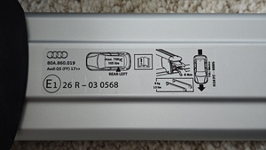 Uued Audi originaal katuseraamid Q5-le (2016-2025) (5 foto / 8)