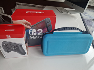Nintendo Switch 2. + Pro Controller + case, с гарантией (1 фото из 1)