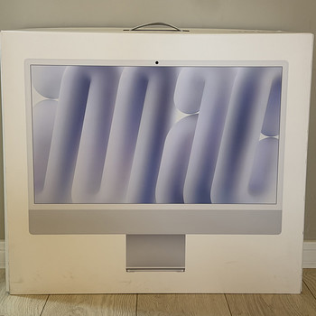 Apple iMac 24 M4 16/256GB Silver nagu uus! Garantii 05.2027