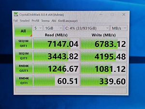 Samsung 990 PRO 1TB NVMe M.2 SSD с радиатором охлаждения (5 фото из 9)