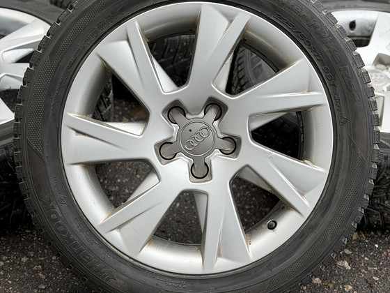 17" оригинальные диски Audi A5 5x112 + шипованные шины 225/50/17