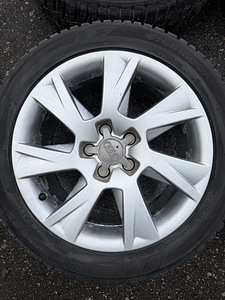 17" Audi A5 originaalveljed 5x112 + naastrehvid 225/50/17 (3 foto / 9)