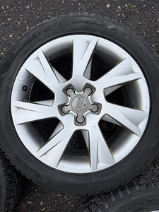 17" Audi A5 originaalveljed 5x112 + naastrehvid 225/50/17 (5 foto / 9)