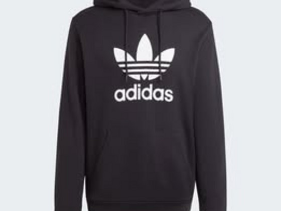 Adidas Originals Trefoil Hoodie Black (New / Uus) - Size L /