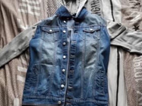 Men's/Teens Denim Jacket with Hood Buffalo