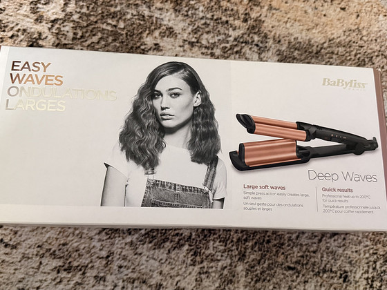 BaByliss Deep Waves плойка для завивки Warm Black