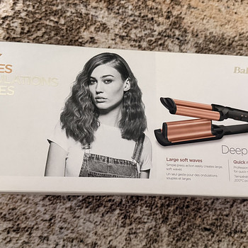 BaByliss Deep Waves Curling iron Warm Black