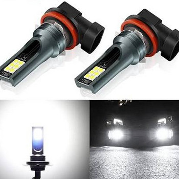 Новые ПТФ Fog LED лампы 9006 HB4 6000K 1200LM 2шт