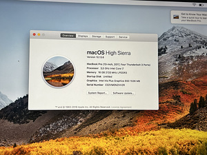 MacBook pro 13inch, 2017, Thunderbolt 3 (8 foto / 10)