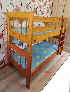 Детская двухъярусная кровать (4 фото из 4)