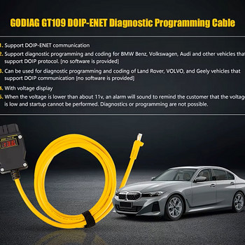 GODIAG GT109 DOIP-ENET diagnostika, kodeerimine jne.