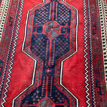 Kootud villane idamaine(pärsia/Iraan) vaip 205 × 125 cm