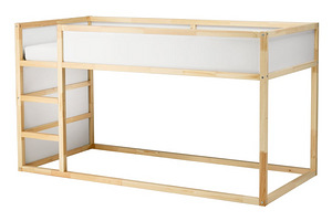 Детская кровать IKEA KURA 90×200 с космическим куполом (4 фото из 5)