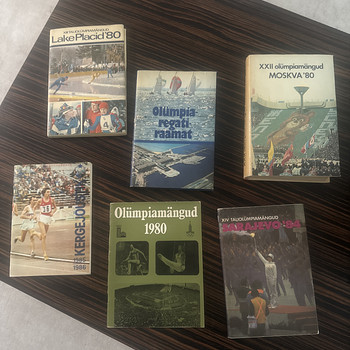 Retro olümpia raamatud komplekt