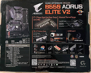 GIGABYTE B550 AORUS ELITE V2 AM4 / B550 / DDR4 / ATX (1 foto / 4)