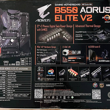 GIGABYTE B550 AORUS ELITE V2 AM4 / B550 / DDR4 / ATX