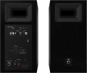 Klipsch The Sevens активные полочные колонки, чёрные (8 фото из 8)
