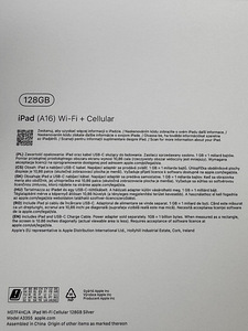iPad (A16) Wi‑Fi + Cellular 128 (2 фото из 2)